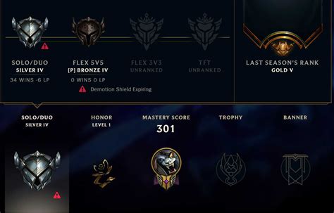 Demotion shield expiring - Hey, I've been playing ranked for weeks and was ranked Silver 3.However I would guess my actual skills to be somewhere between Iron and Bronze…